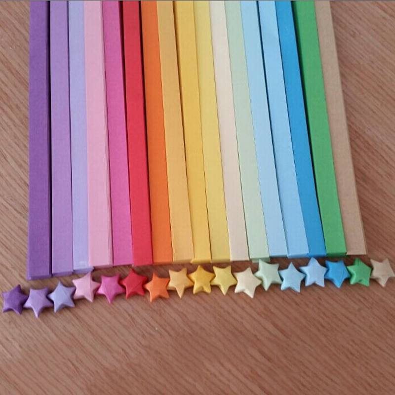 Papercraft Supply Ribbon - 27 Colors Double Sided Origami Lucky