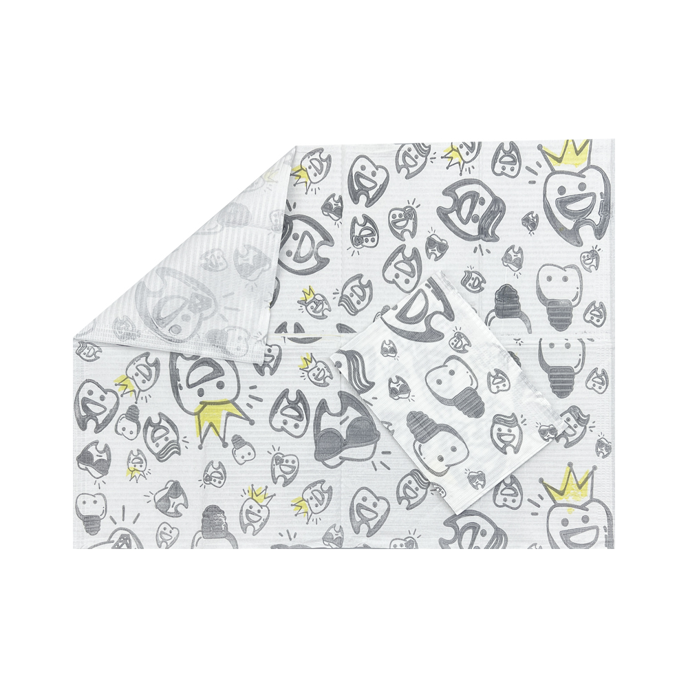 125pcs Kids Dental Bibs Dispos - Table Cloth Disposable ulasan dan harga