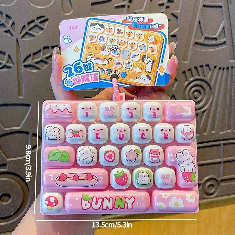 26-Grid Anti-Stress Keyboard K - Party Favor Bag ulasan dan harga