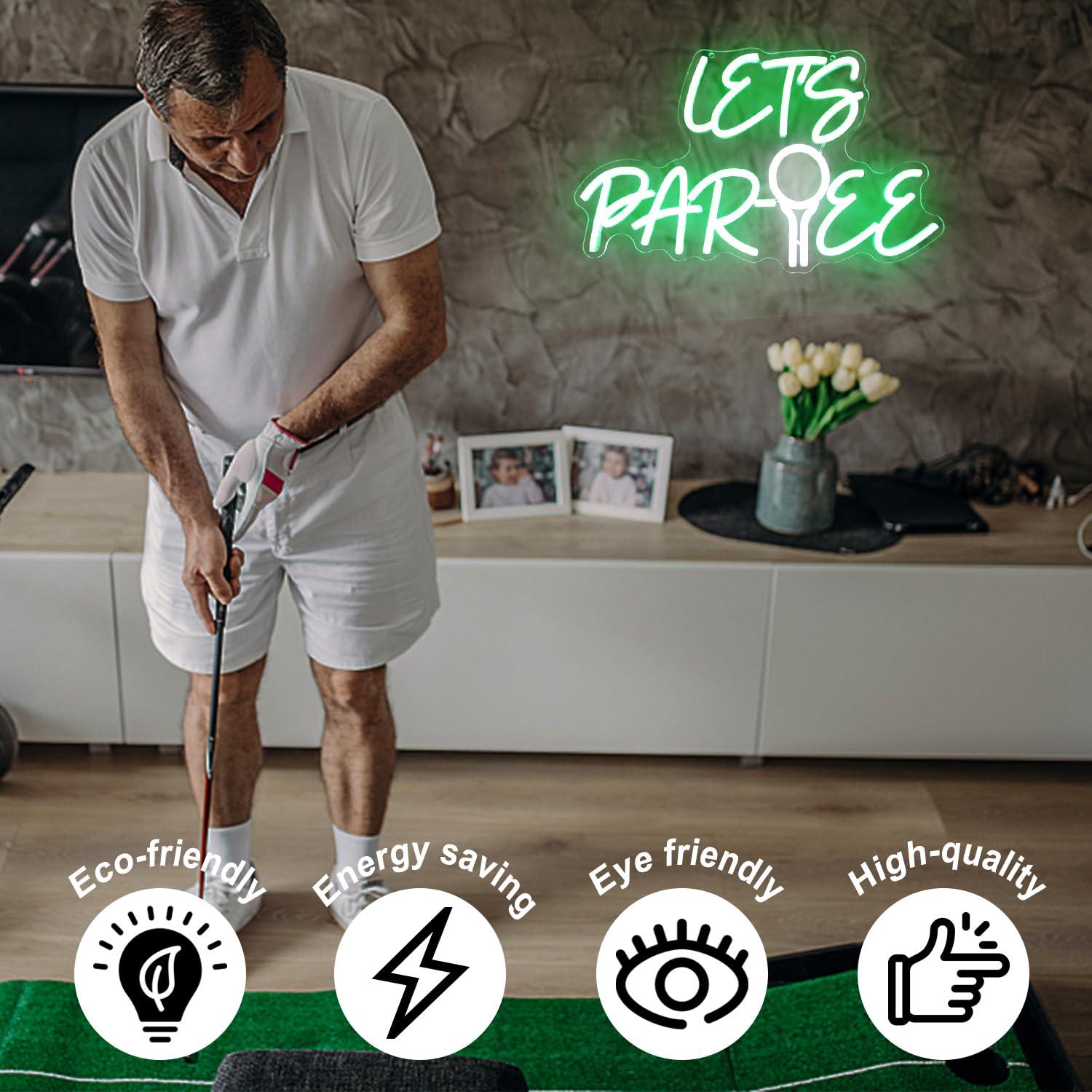 Let's Par Tee Neon Sign Golf B - Neon Sign Party ulasan dan harga