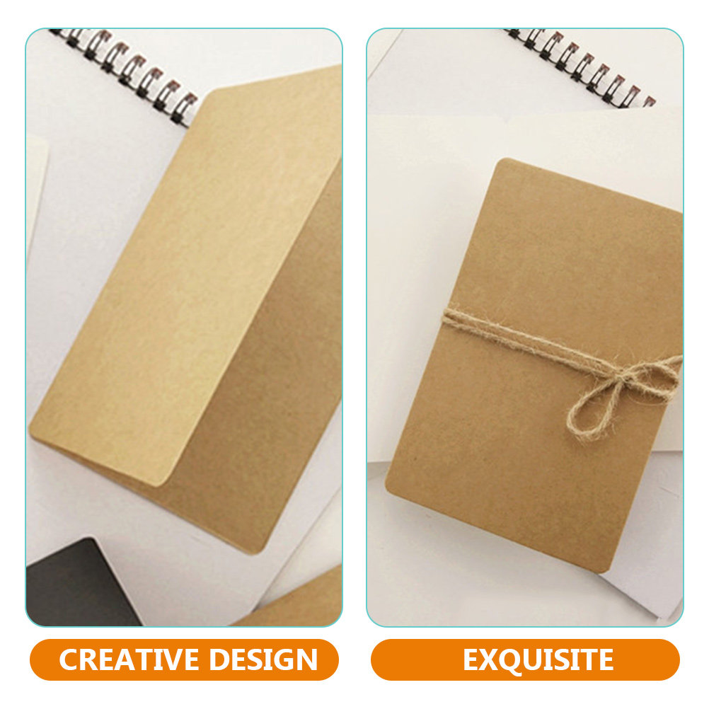 20Pcs Rustic Blank Cards Kraft - Papercraft Supply Invitation ulasan dan harga