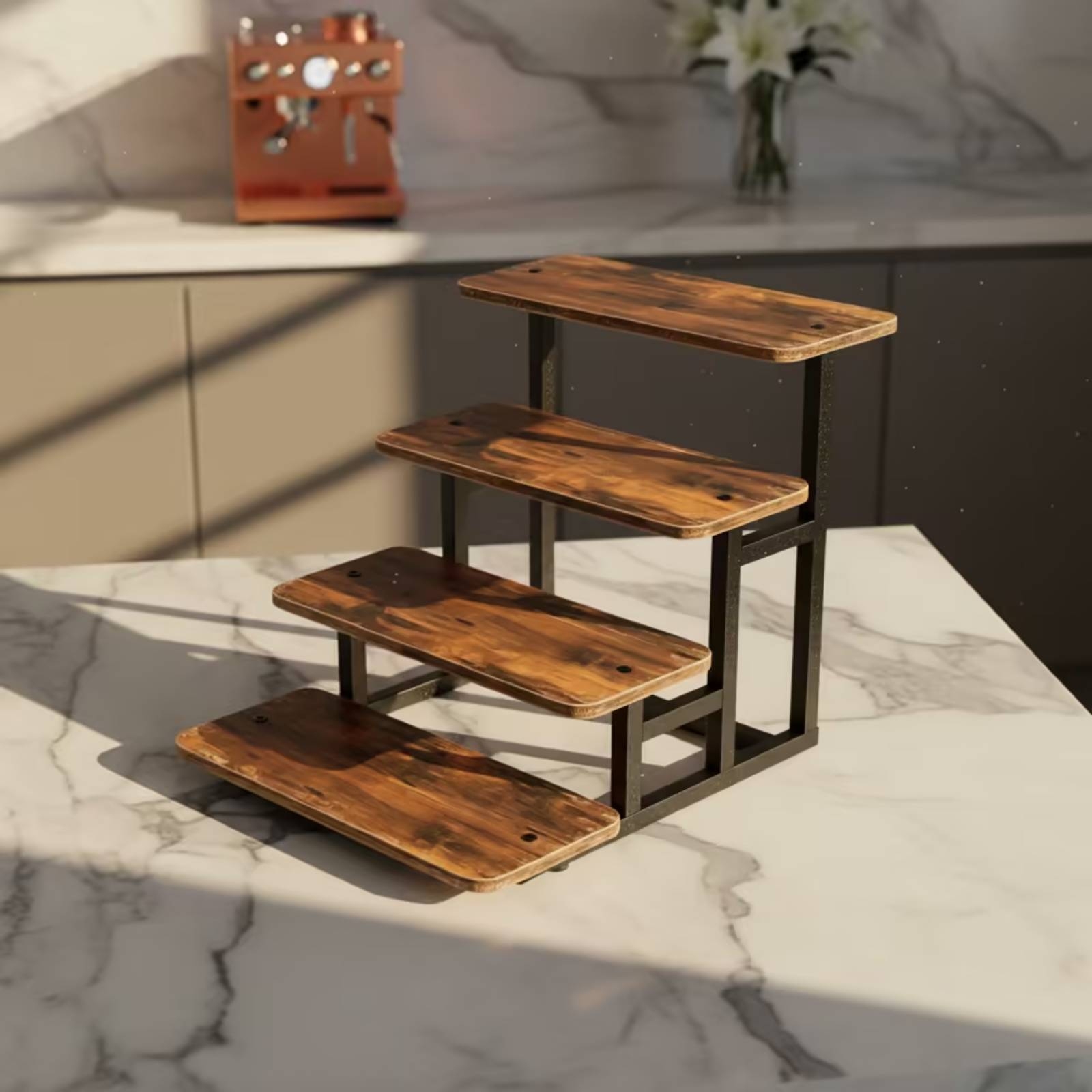 4-Tier Display Stand Tabletop  - Cupcake Stand Tier ulasan dan harga