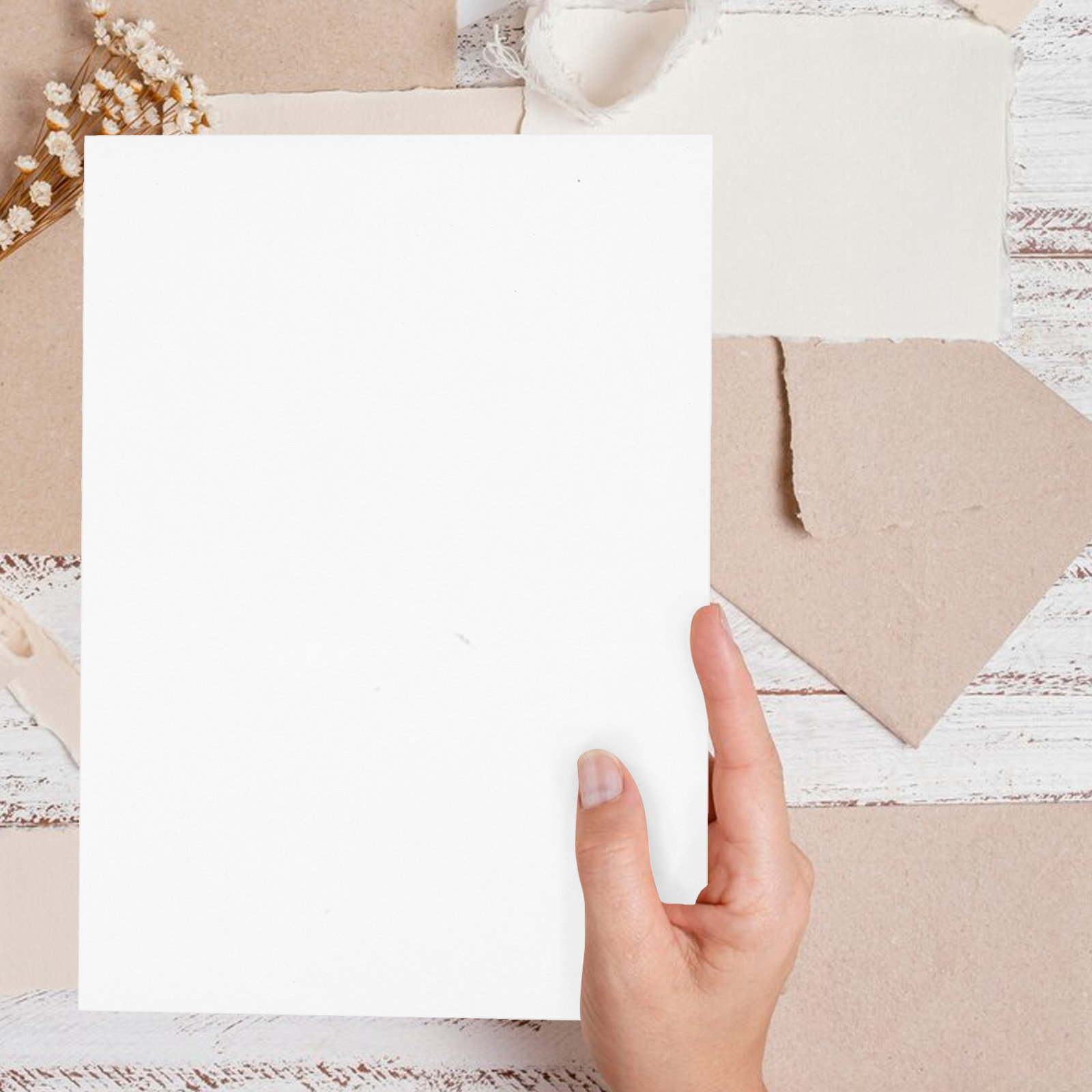 50Pcs Thick White Card Stock P - Papercraft Supply Invitation ulasan dan harga