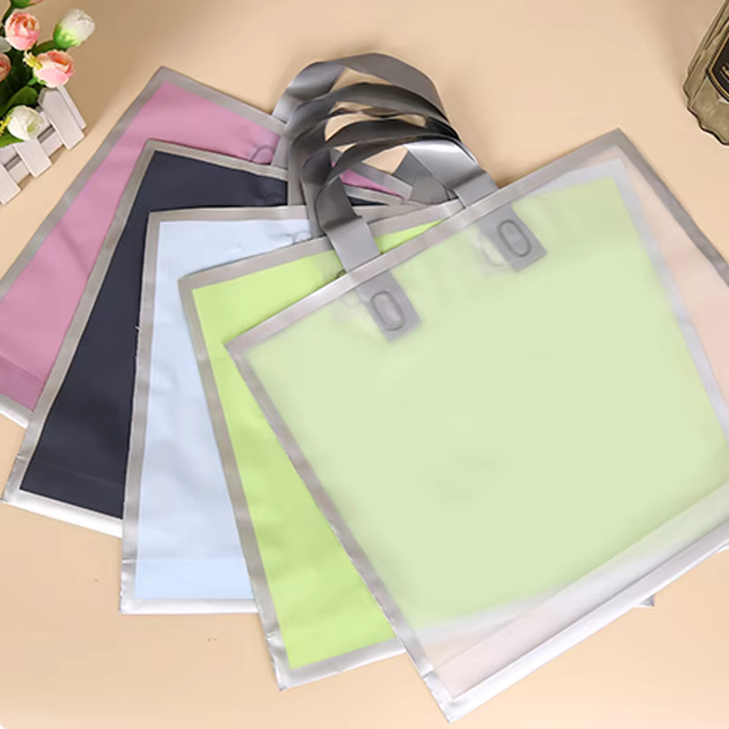 50Pcs Frosted hand shopping ba - Event Party Shop ulasan dan harga