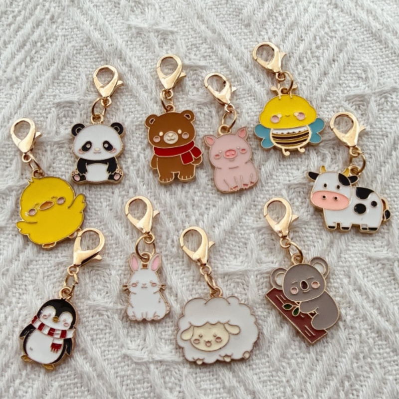 10pcs alloy drip oil cartoon a - Party Favor Bag ulasan dan harga