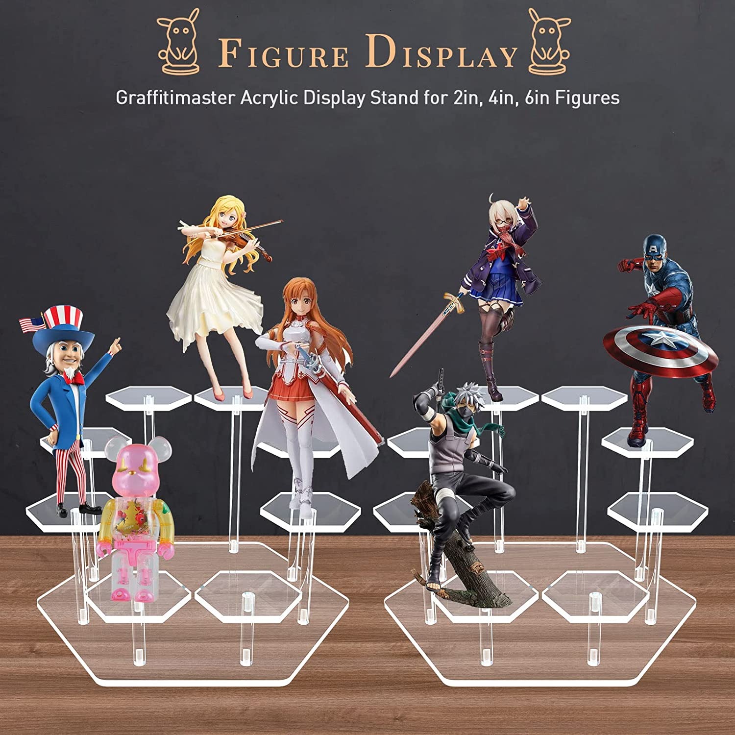 8/9 Tier Acrylic Display Stand - Cupcake Stand Tier ulasan dan harga