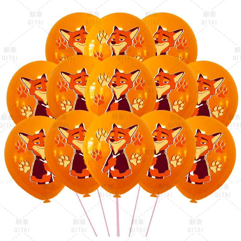 New Zootopia Balloons Wild Ani - Supply Event ulasan dan harga