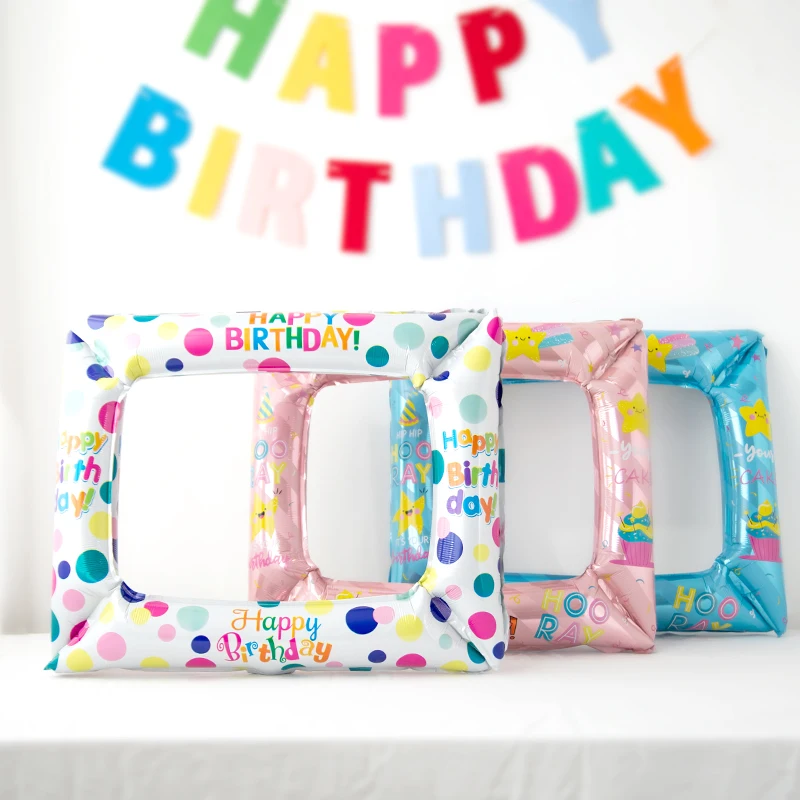 Photo Frame Ballons Children's - Photo Booth Frame ulasan dan harga