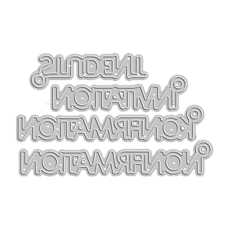 Student Invitation Words Metal - Papercraft Supply Invitation ulasan dan harga