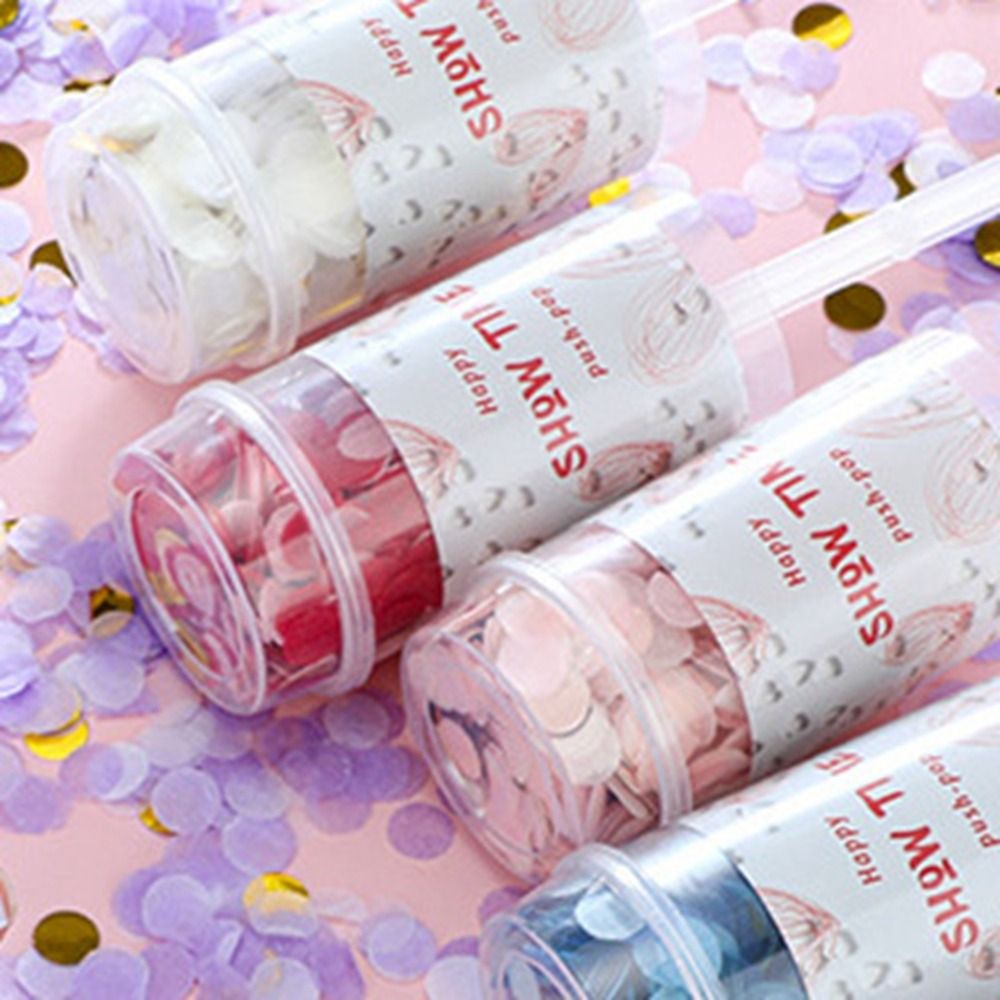 1Pcs Bridal Shower Colorful Bi - Confetti Cannon Tube ulasan dan harga
