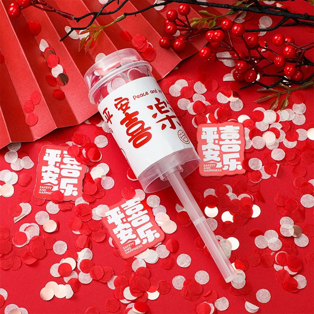 1Pcs Bridal Shower Colorful Bi - Confetti Cannon Tube ulasan dan harga