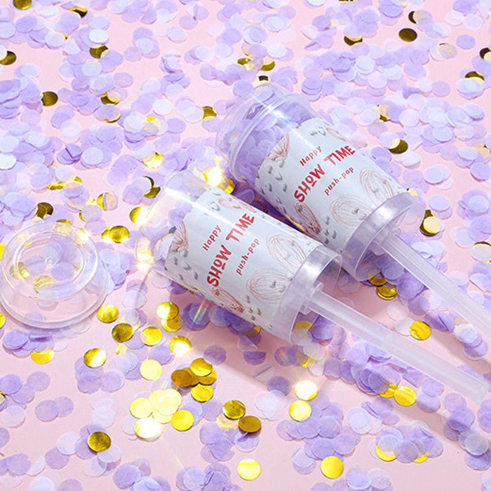 1Pcs Bridal Shower Colorful Bi - Confetti Cannon Tube ulasan dan harga