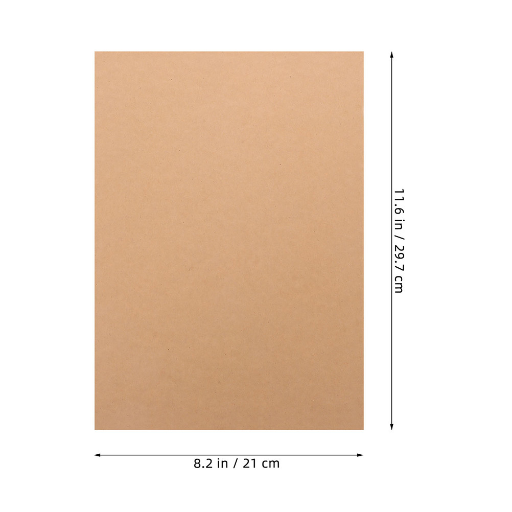 50Pcs Thick Kraft Cardstock Pa - Papercraft Supply Invitation ulasan dan harga