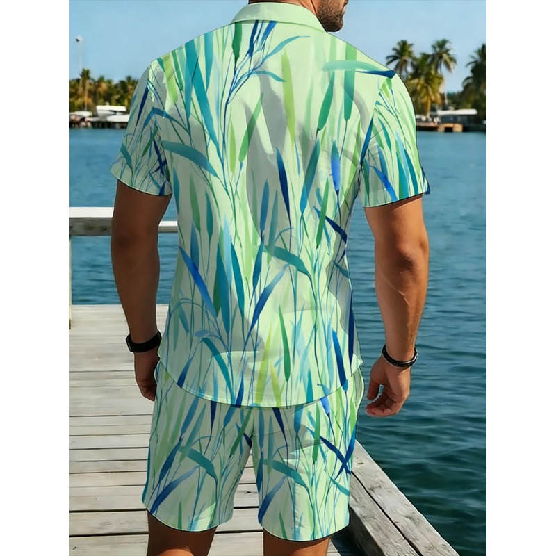 Summer Men's Tropical Print Sh - Event & Party Supply ulasan dan harga