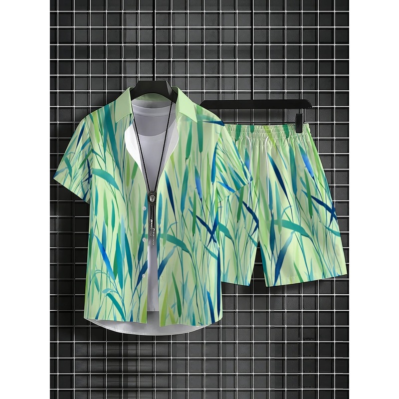 Summer Men's Tropical Print Sh - Event & Party Supply ulasan dan harga