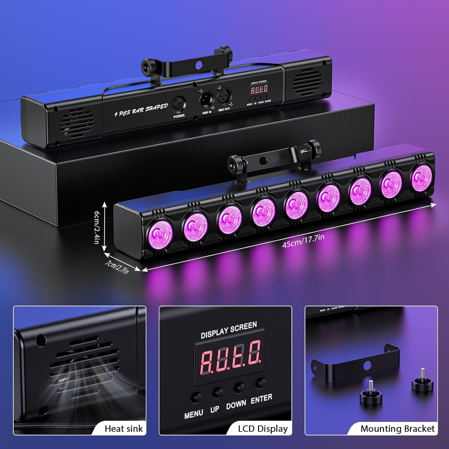 36W RGB Wall Washer Flood Ligh - Event Party Dj ulasan dan harga