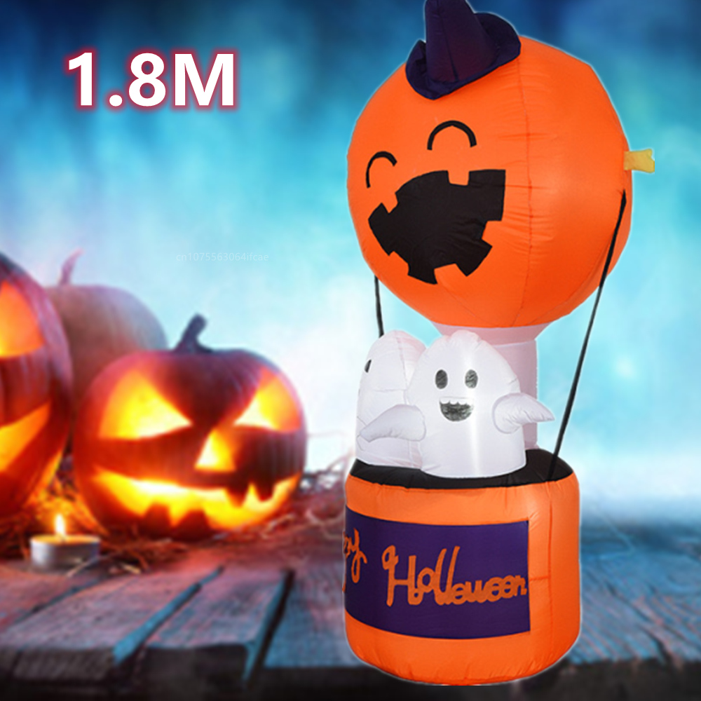 Halloween Inflatable 1.8m Hot  - Led Balloon Light ulasan dan harga