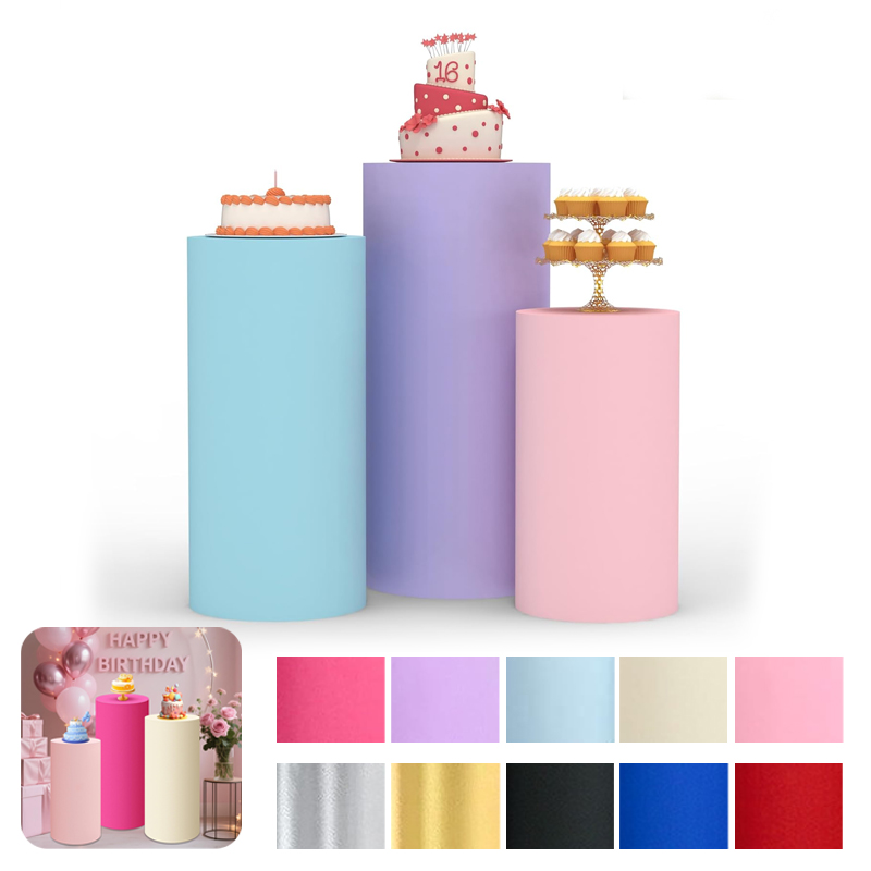 White Wedding Party Cylinder S - Dessert Table Backdrop ulasan dan harga