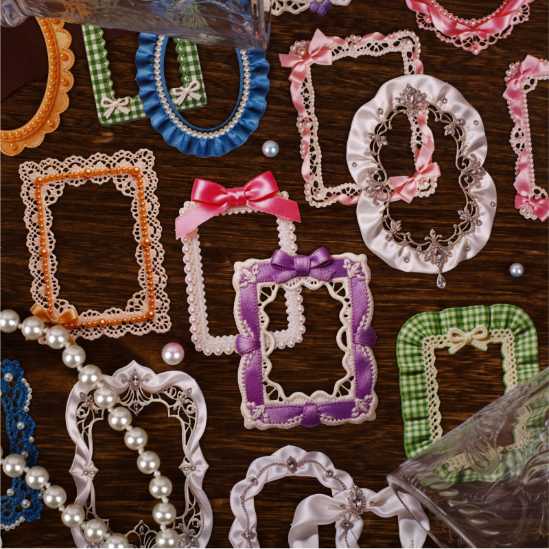 1pack/8pcs Vintage Ribbon Bord - Papercraft Supply Ribbon ulasan dan harga