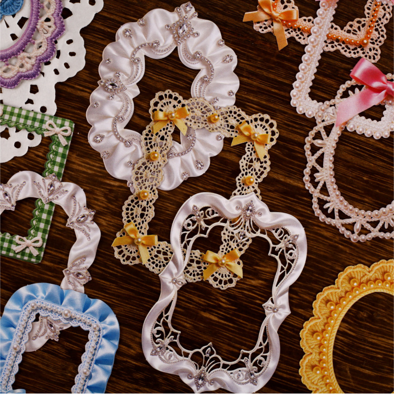 1pack/8pcs Vintage Ribbon Bord - Papercraft Supply Ribbon ulasan dan harga