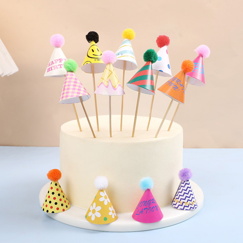 15/30Pcs Mini Party Hats Cake  - Party Hat Cone ulasan dan harga
