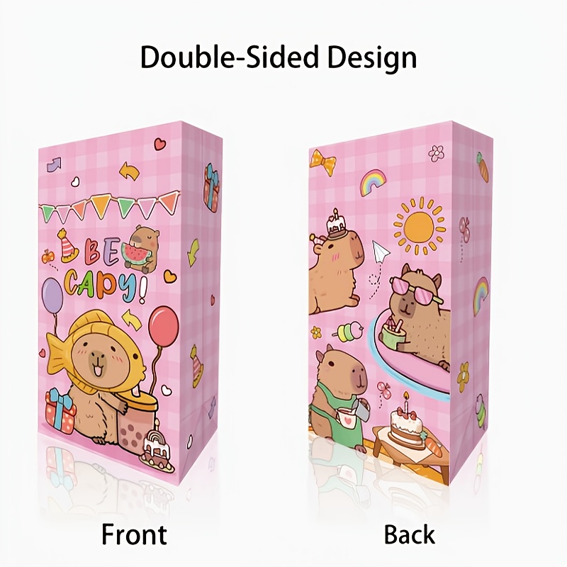 12/24/48pcs Capybara Candy Bag - Event Party Box ulasan dan harga