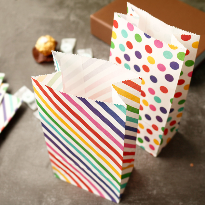 Small Paper Bags Rainbow Print - Event Party Box ulasan dan harga