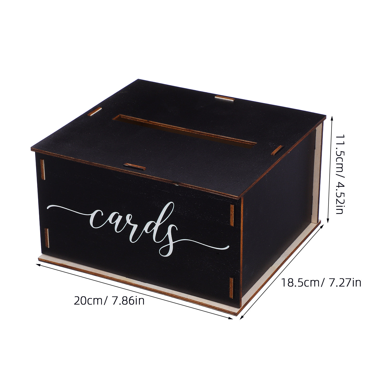 Wooden Wedding Card Box Rustic - Event Party Box ulasan dan harga