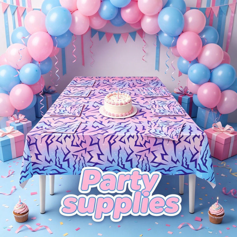 Hot Anime Movie K-pop Pink and - Table Cloth Disposable ulasan dan harga
