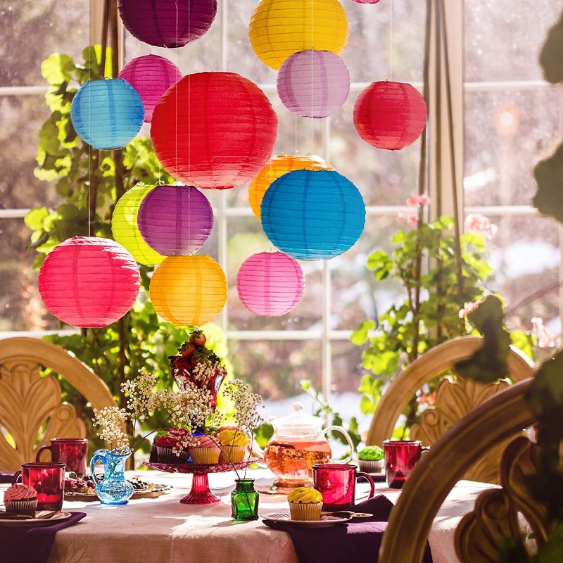 Bean Green Paper Lanterns 4 