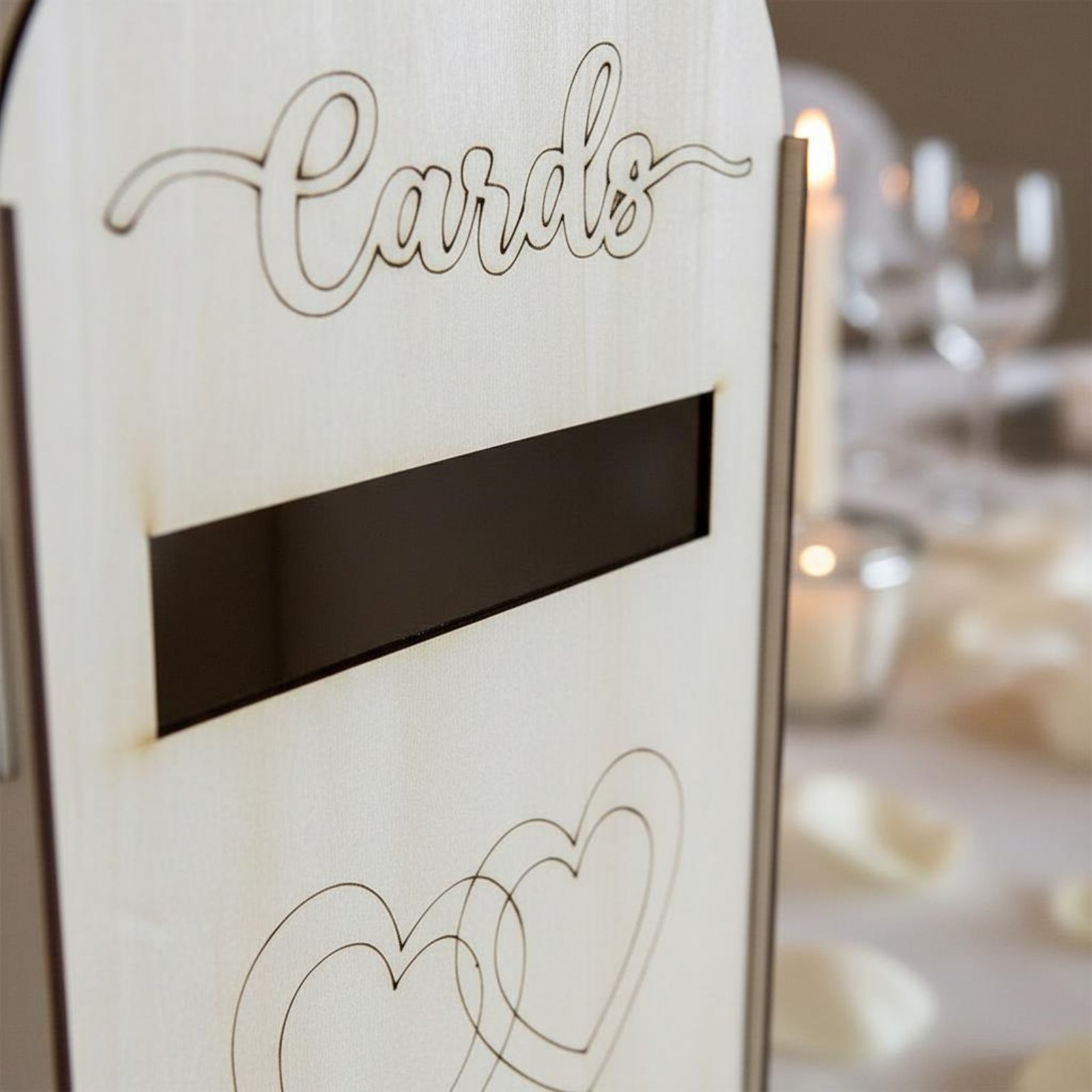 Wooden Wedding Card Box Laser  - Event Party Box ulasan dan harga