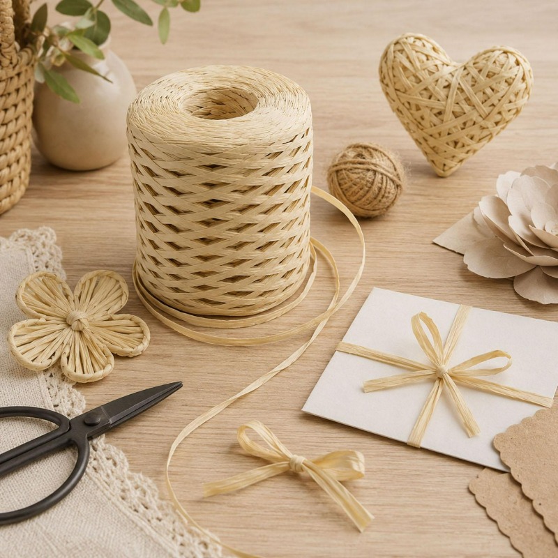 Retro Paper Craft Ribbon Packi - Papercraft Supply Ribbon ulasan dan harga