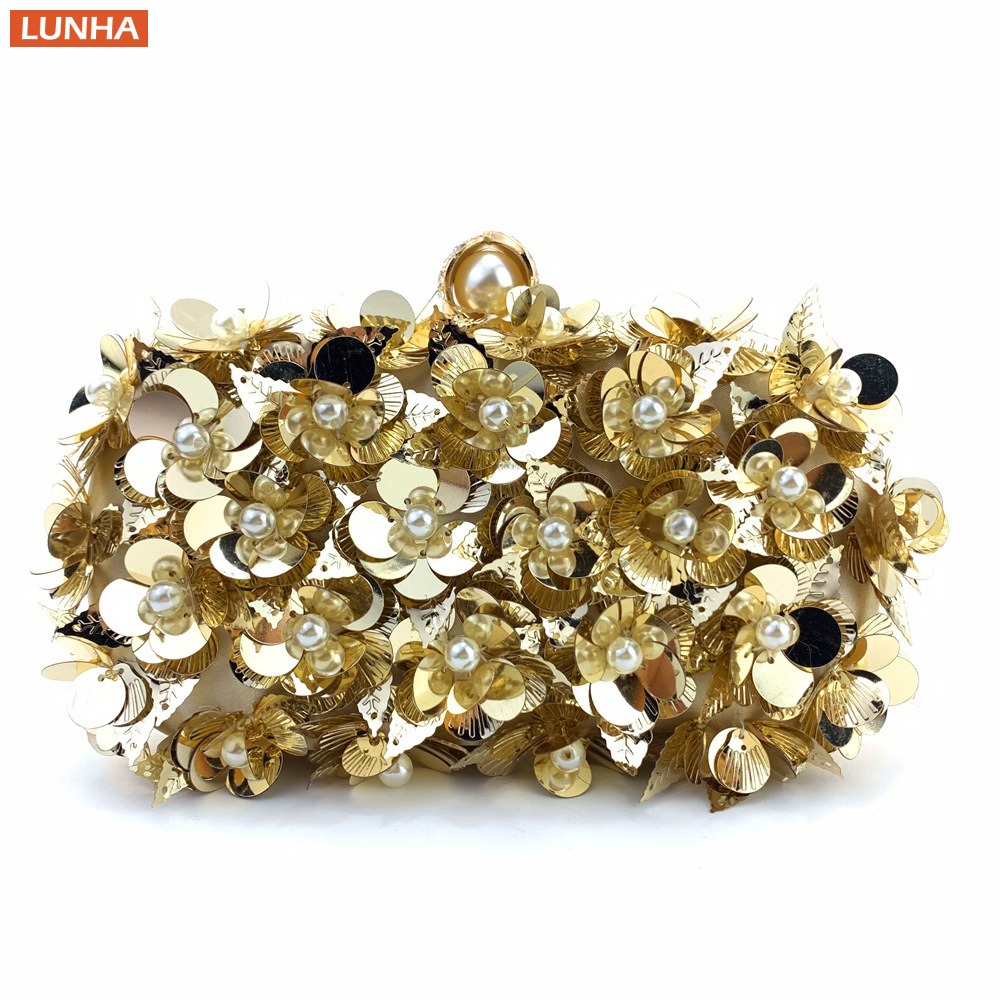 Women's Luxury Pearl Clutch Bo - Event Party Box ulasan dan harga