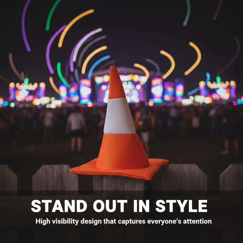 1 PCS Traffic Cone Hat Hallowe - Party Hat Cone ulasan dan harga