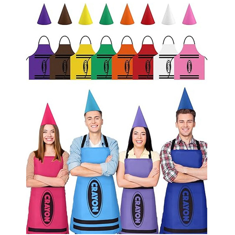 Colorful Crayon Themed Gnome S - Party Hat Cone ulasan dan harga