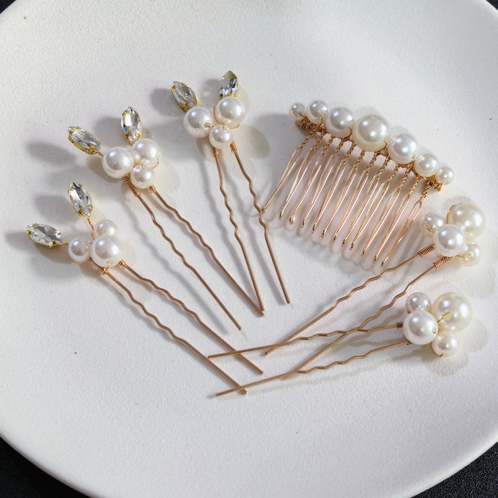 Pearl Crystal Hair Pins Comb S - Event Suppliers ulasan dan harga