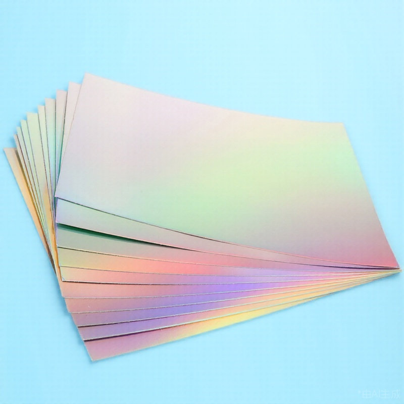 10Sheets Holographic Cardstock - Papercraft Supply Invitation ulasan dan harga
