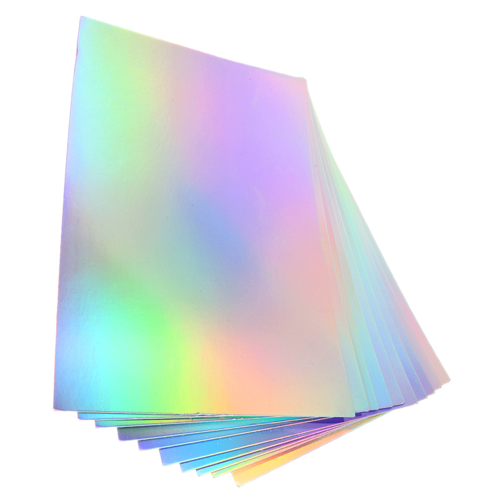 10Sheets Holographic Cardstock - Papercraft Supply Invitation ulasan dan harga