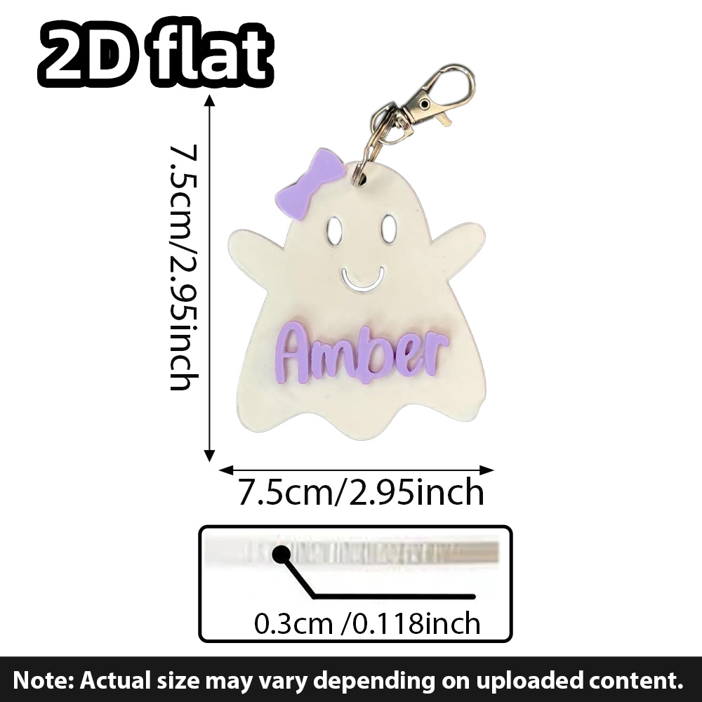 Personalized Ghost Keychain, G - Party Favor Bag ulasan dan harga