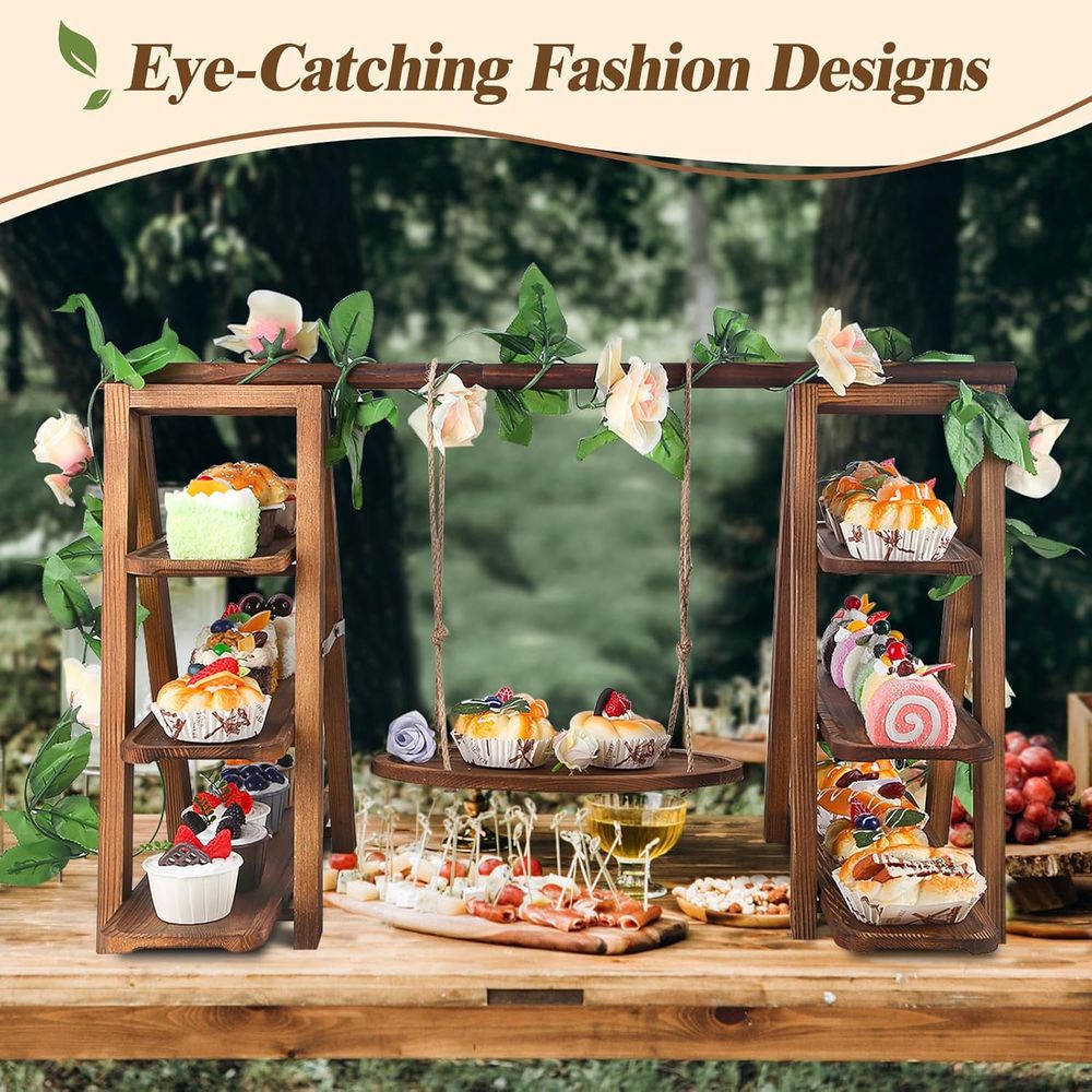 3 Tier Cupcake Stand with Swin - Cupcake Stand Tier ulasan dan harga