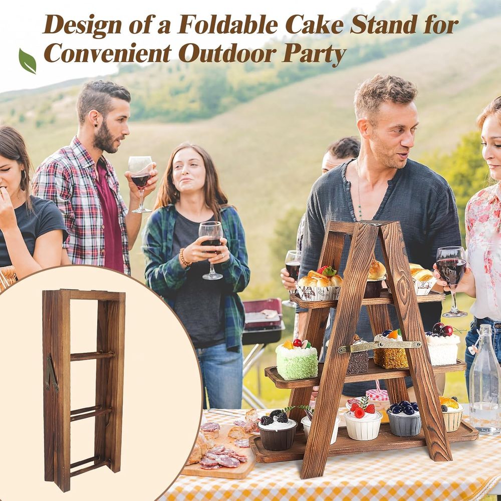 3 Tier Cupcake Stand with Swin - Cupcake Stand Tier ulasan dan harga