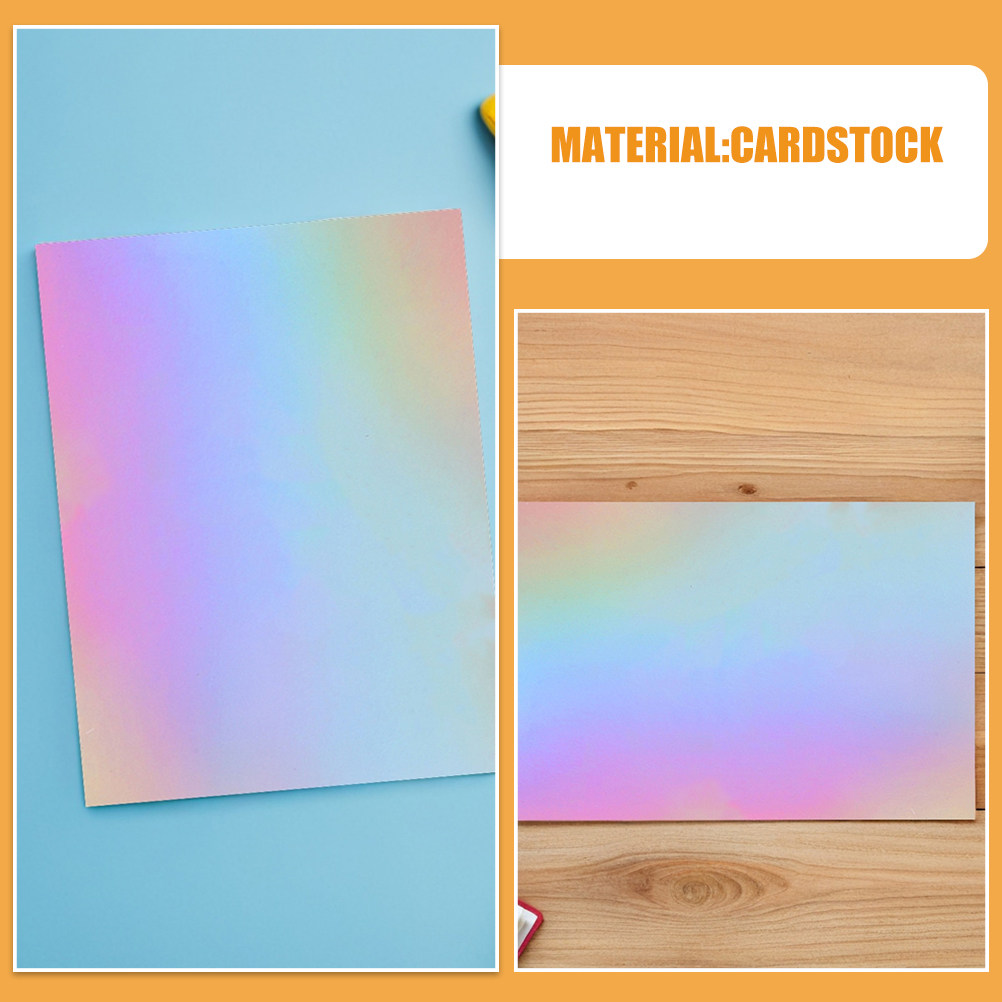 60Pcs Metallic Mirror Cardstoc - Papercraft Supply Invitation ulasan dan harga