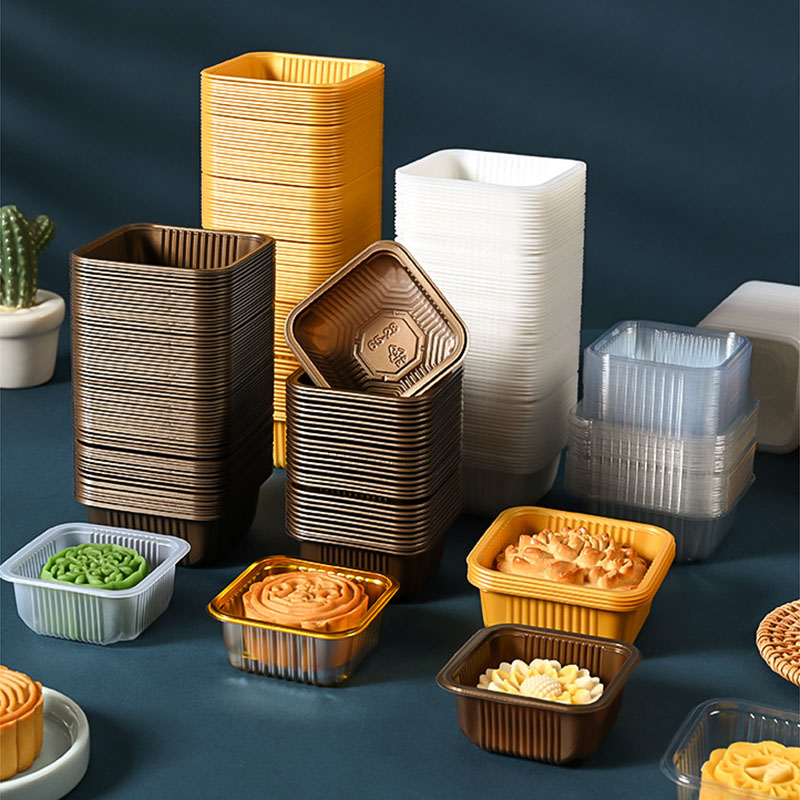 100pcs Mooncake Plastic Tray P - Event Party Box ulasan dan harga