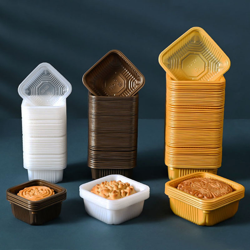 100pcs Mooncake Plastic Tray P - Event Party Box ulasan dan harga