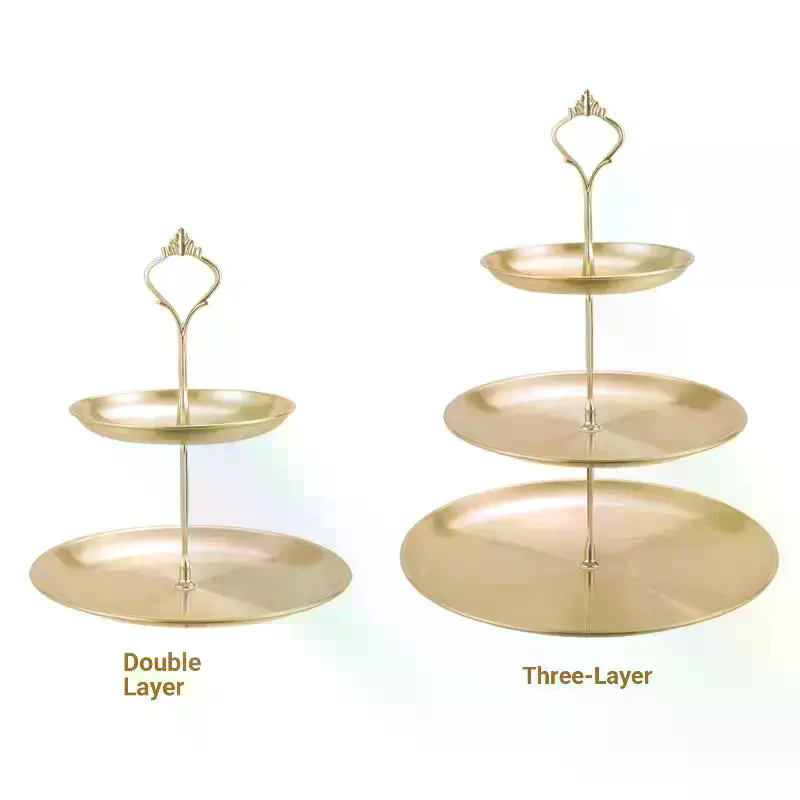 /PFU/Silver 2/3-Tier Cake Stan - Cupcake Stand Tier ulasan dan harga