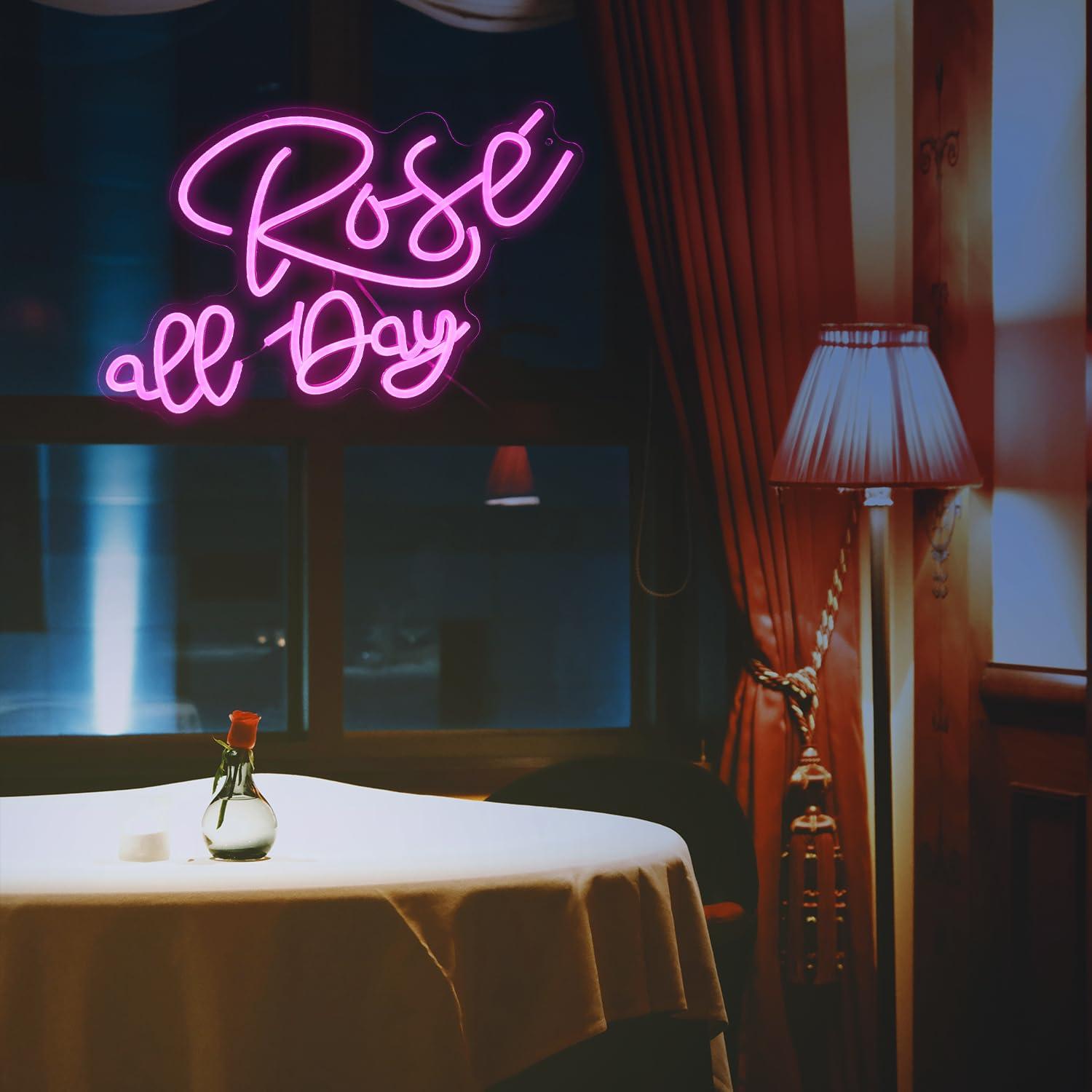 Rose All Day Neon Sign Dimmabl - Neon Sign Party ulasan dan harga