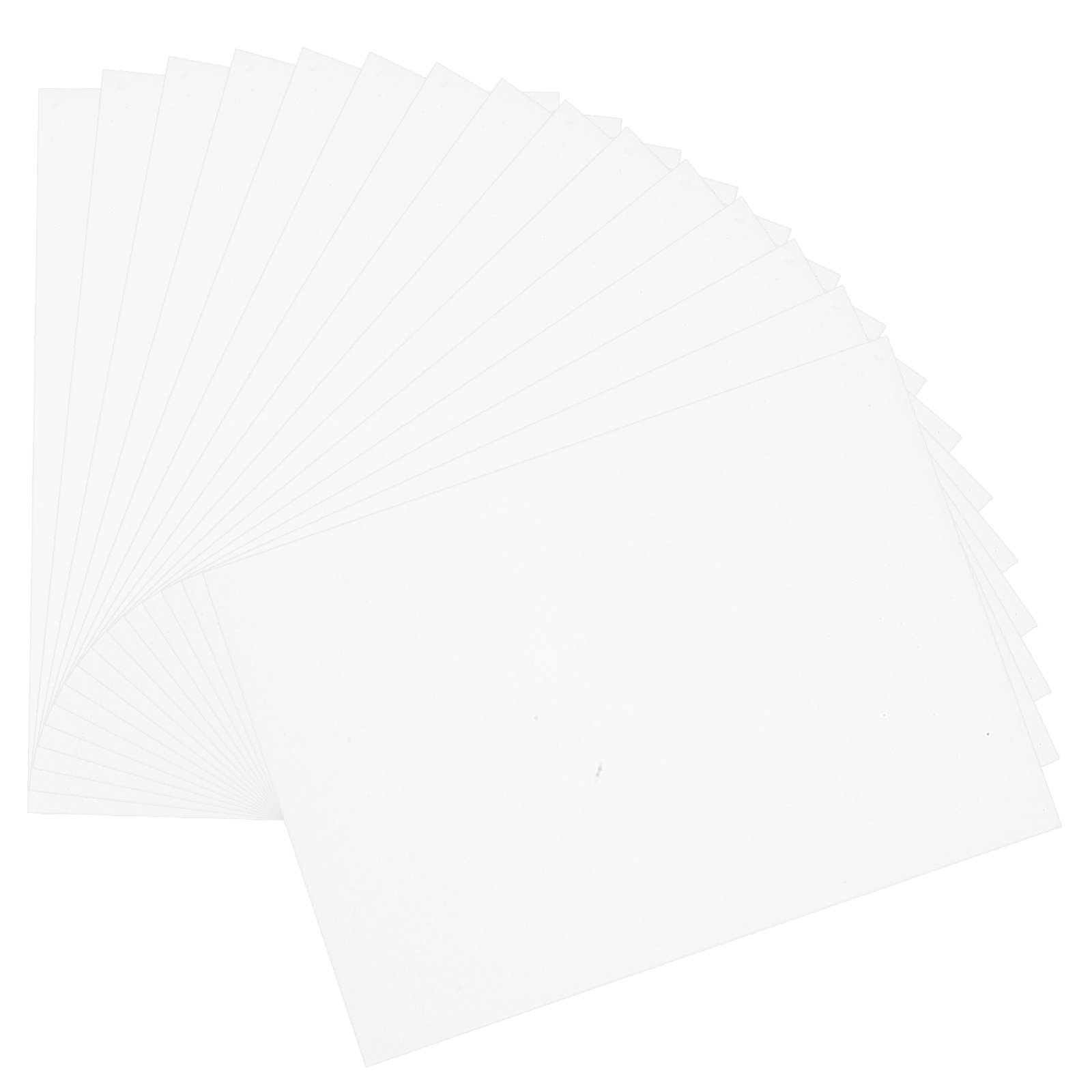 50Pcs White Thick Cardstock Sh - Papercraft Supply Invitation ulasan dan harga
