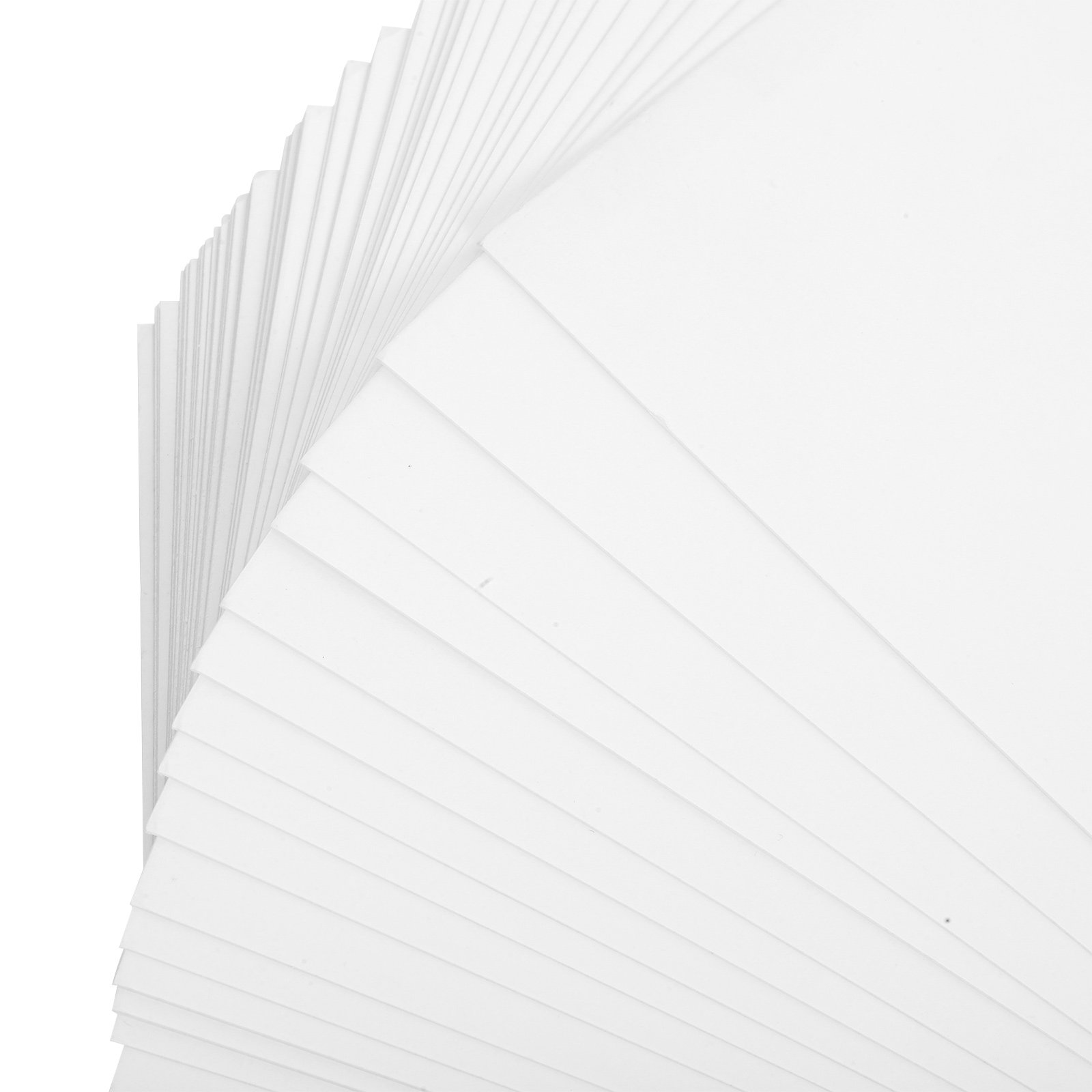 50Pcs White Thick Cardstock Sh - Papercraft Supply Invitation ulasan dan harga