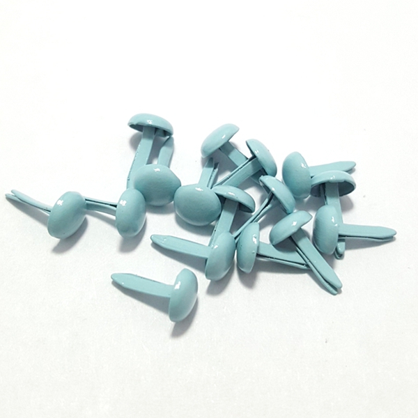 500pcs 5mm White Metal Brads f - Papercraft Supply Invitation ulasan dan harga