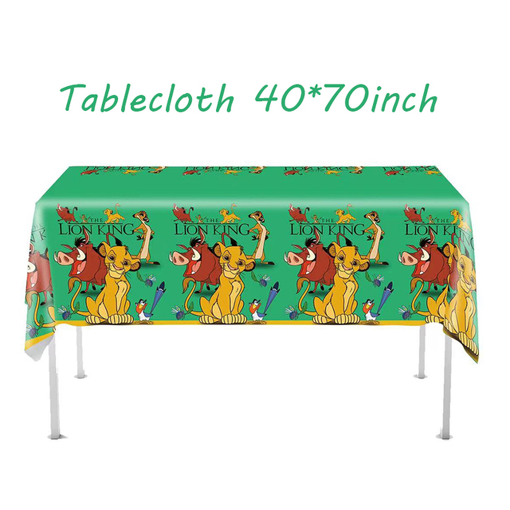 Simba Lion King Tablecloth Bir - Table Cloth Disposable ulasan dan harga